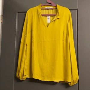 NWT LOFT peplum blouse
